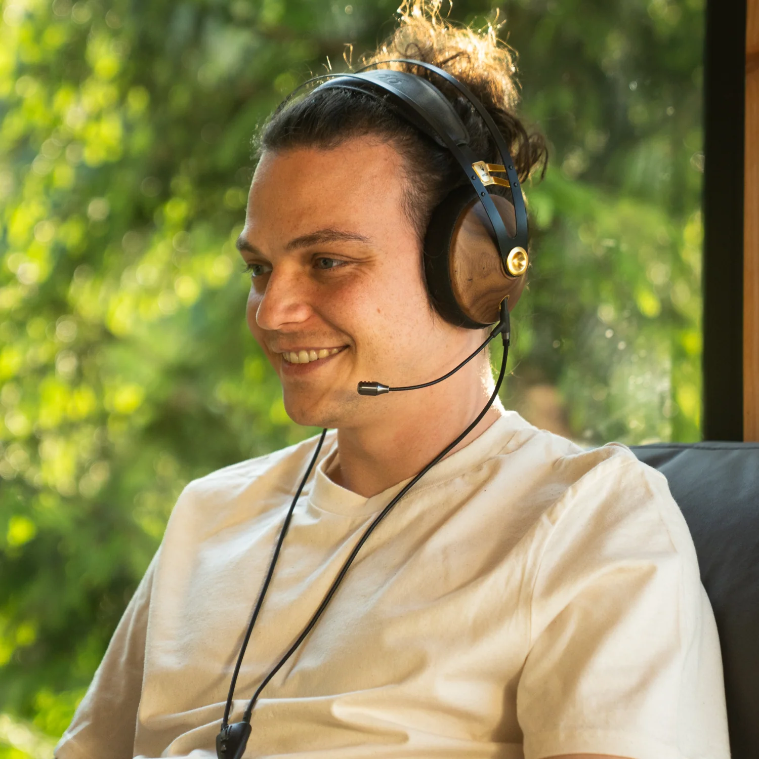99 CLASSICS HEADSET WALNUT GOLD - Image 5